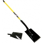 "TIGERR" NOTCHED Spade w/Reinf