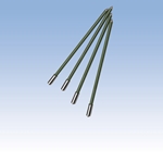 608 Insulated Contact Pins 4" length with 3 1/4" penetration