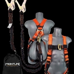 Frontline 100CTB Combat Construction Full Body Harness with Tongue Buckle Legs and Trauma Straps