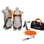 Frontline 100CTB Combat Construction Full Body Harness with Tongue Buckle Legs and Trauma Straps