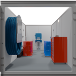 MAXX-PRO 20 spray foam trailer with Graco E-30 proportioner, 20-foot high-capacity spray foam rig by Intech Equipment