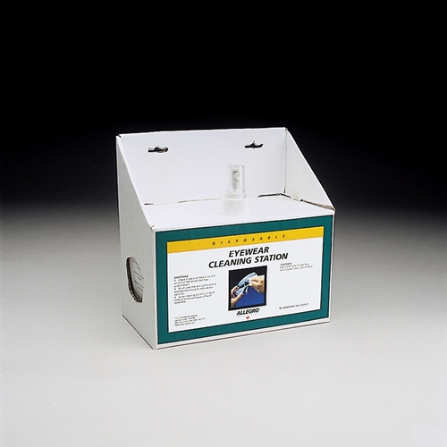 small disposable cleaning station