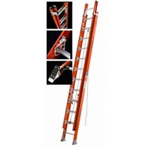 24' d rung fiberglass ladder