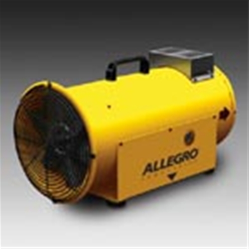 8" propane axial blower heater combo