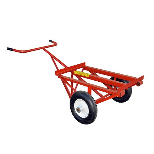 dumping felt & insulation cart with 18 x 8.50 tires