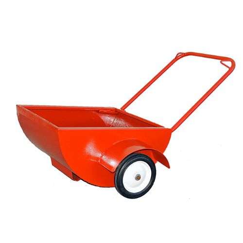 30 gallon mop carts: square bucket & fenders with pneumatic tires.