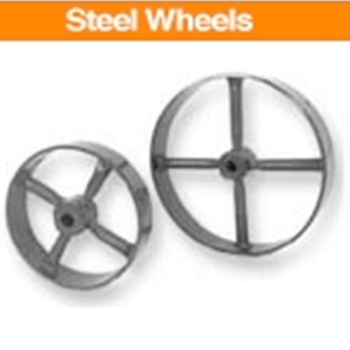large 10” steel wheel for mop carts.