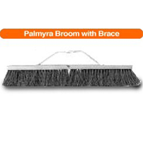 30” palmyra broom with brace