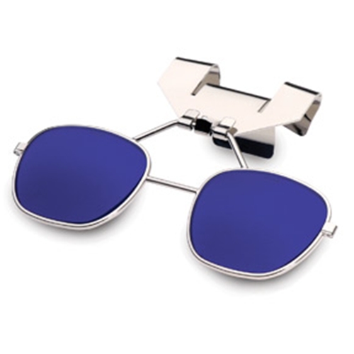uvex 880 series klip lifts for hard hats half front cobalt blue shade 6