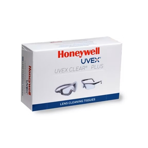 uvex clear lens cleaning tissues (500/bx)