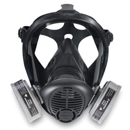 large survivair opti-fit apr, full face respirator, 5&#x2d;point strap, large s&#x2d;series
