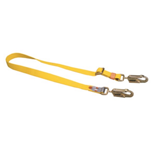 yr series safety strap 6&#x2d;ft; neoprene&#x2d;treated six&#x2d;ply nylon safety pole strap, tongue buckle, locking snaps