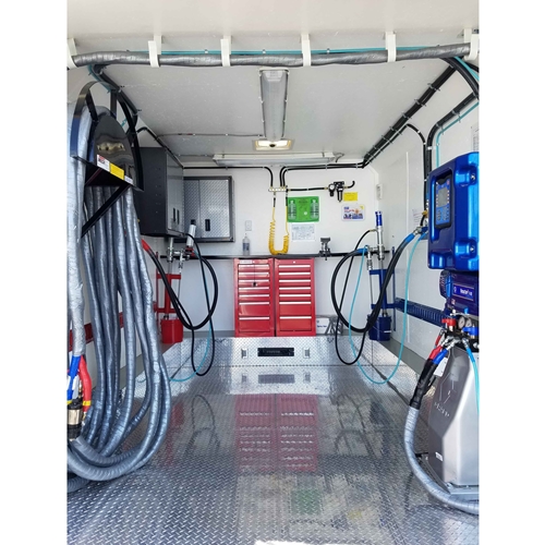 interstate diesel spray foam rig