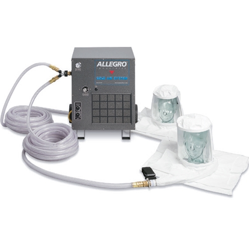double bib hood cold air system (1 worker)