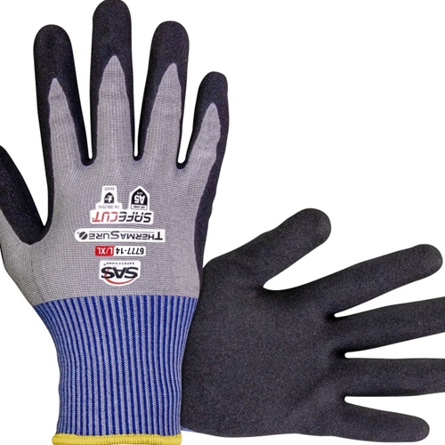 SAS SAFECUT COOLING NITRILE COATED PALM GLOVE - A5 CUT LEVEL - L/XL PAIR