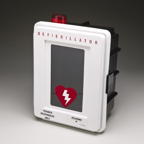 plastic defib case w/strobe