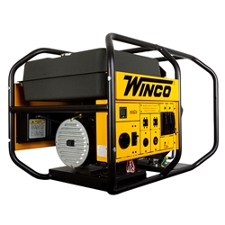 black and yellow Winco wl18000ve portable generator