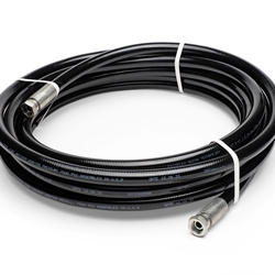 POLYHOSE 3/4 X 50FT BLACK TEFLON COATING HOSE, 7500 PSI, FBE, MOIST-LOCK